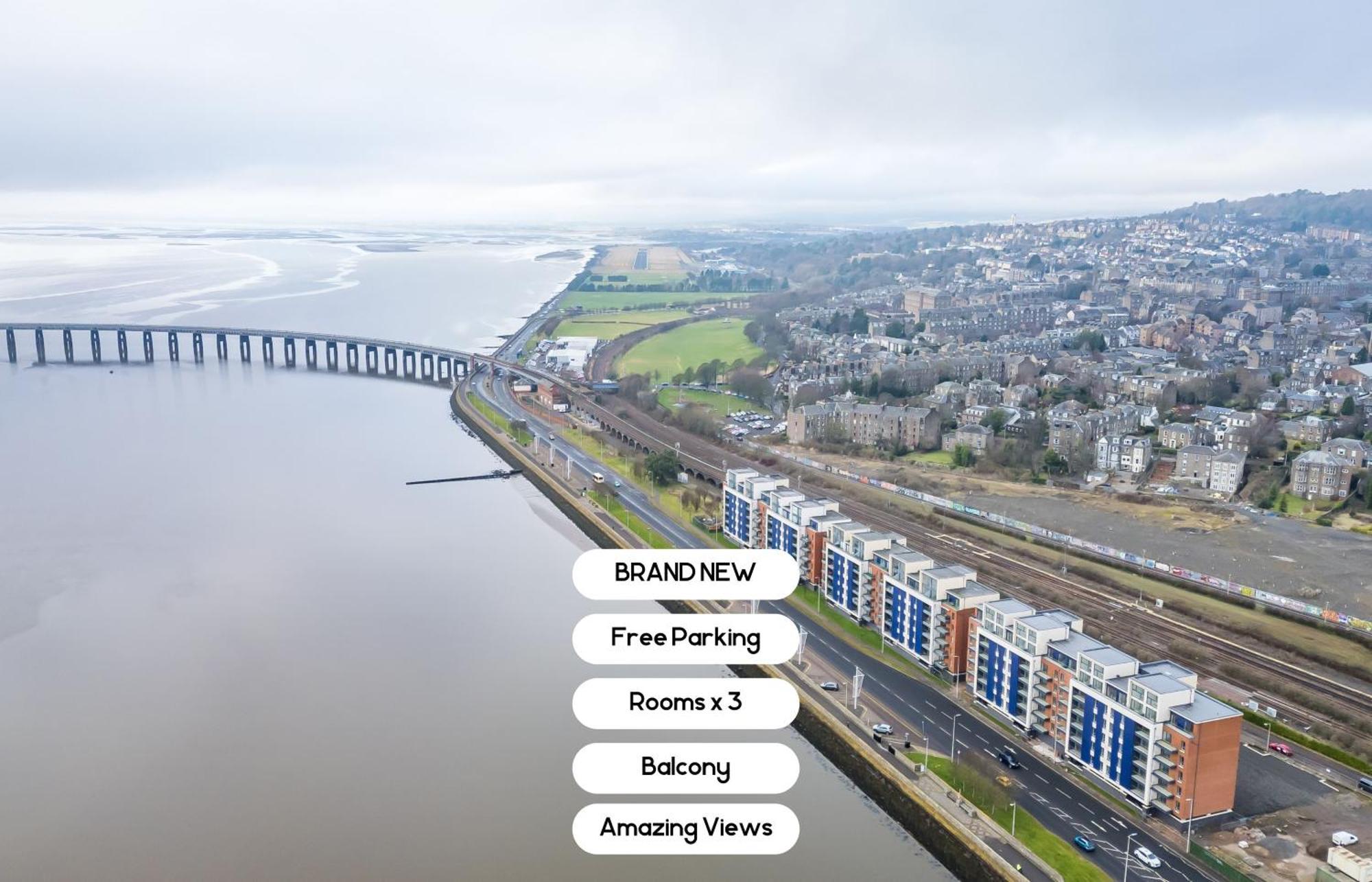 Luxe Riverside Duplex Penthouse, Amazing Views With 2 X Balcony, 3 X King Bedrooms, 2 X Bathrooms, Fully Equipped, River And City Views, Poker Table Plus Games, Free Parking, 10 Min To Uni And 5 Mins To Supermarket, Car Hire Available Poa Dundee Exterior foto